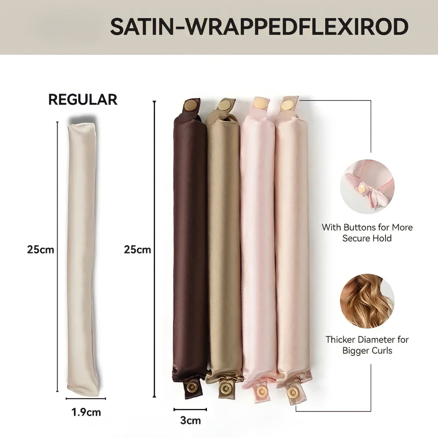 SatinCurls Overnight Heatless Curler