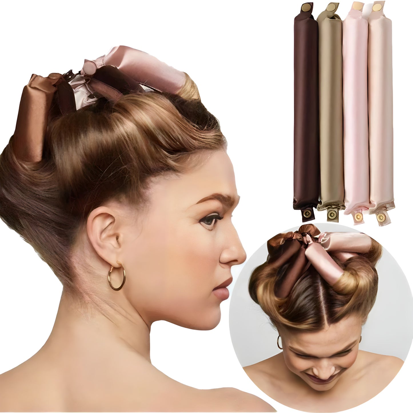 SatinCurls Overnight Heatless Curler